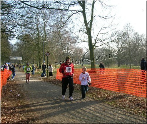 Watford Half Marathon, February 2006, photo 4 of 6